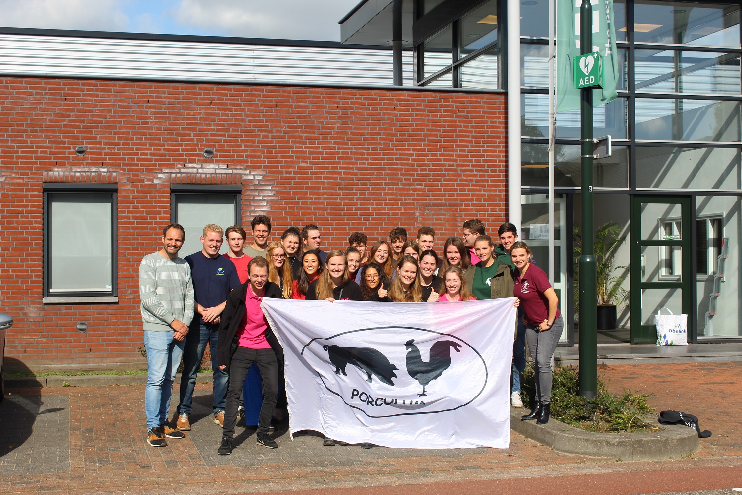 Foto de grupo del Porculum de la Universidad de Wageningen